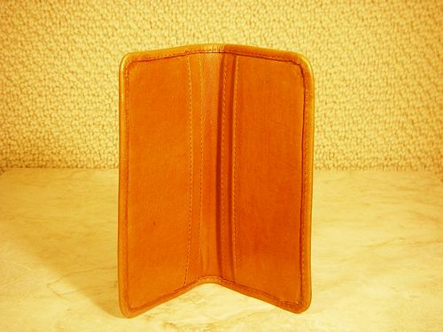 rustic leather checkbook cover
