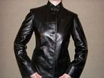Women's Banded Collar Lamb Jacket