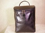 Petite Top Zip Leather Backpack