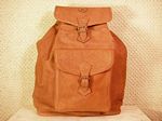 Nubuck Leather Euro-Backpack