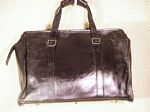 Two Handle Top Zip Leather Case