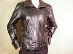 Women's Rolled Cuff Leather Jacket