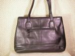 Two Handle Leather Shoulder Bag